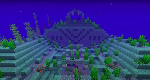 Ocean monument in Minecrat