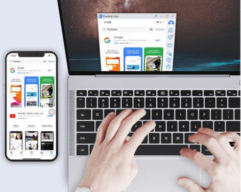 screen mirroring iPhone via FlashGet Cast