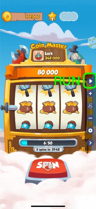 Use Panda Auto Clicker in Coin Master Hack 4