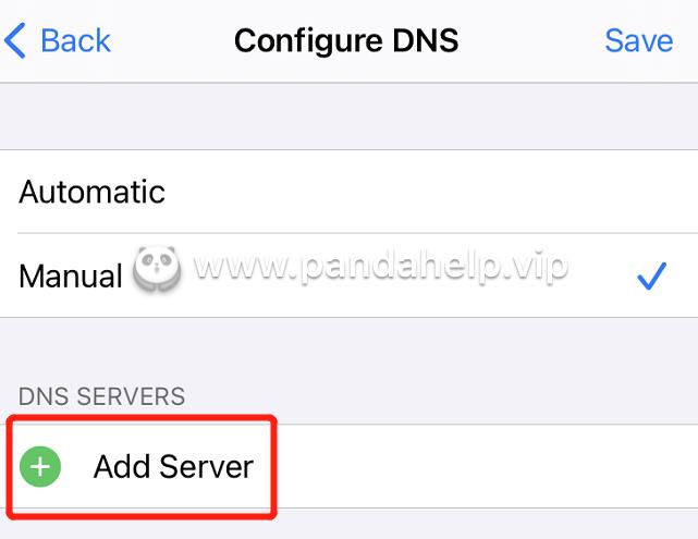 add server